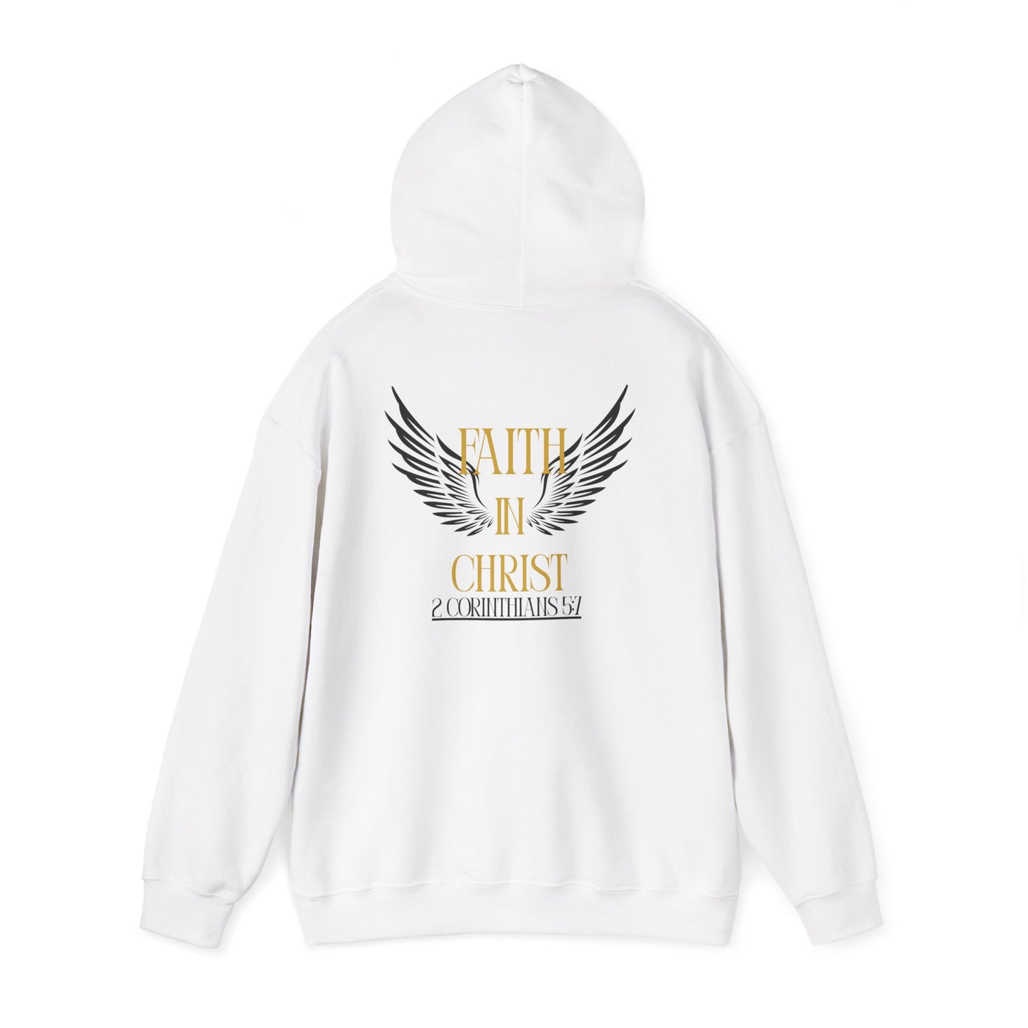 Faith in Christ-Winged Cross Christian Sweatshirt