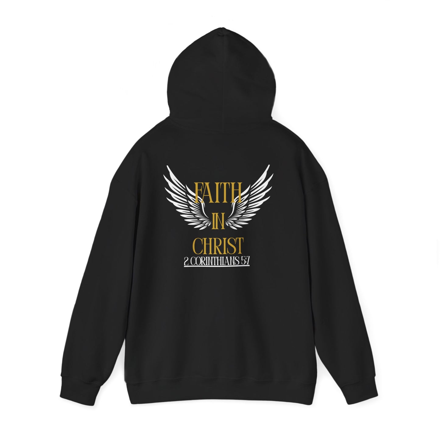 Faith in Christ-Winged Cross Christian Sweatshirt