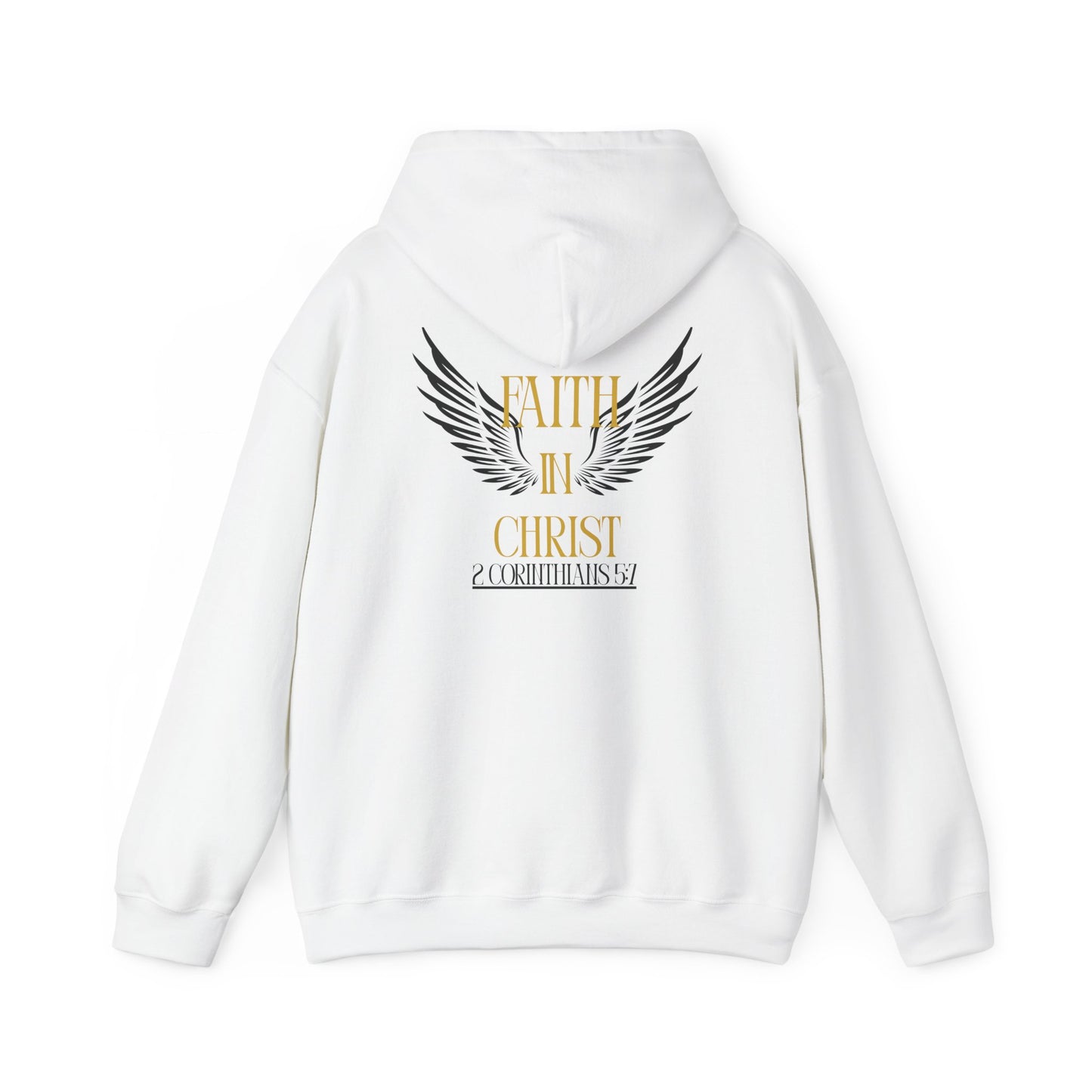 Faith in Christ-Winged Cross Christian Sweatshirt